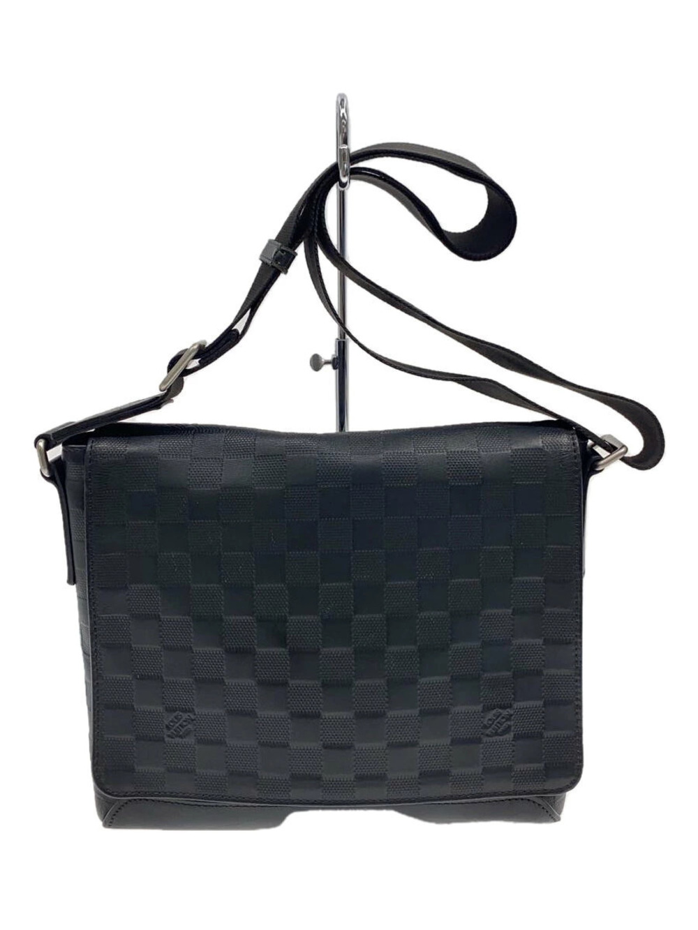 Louis Vuitton District Damier Infini Black Leather Bag